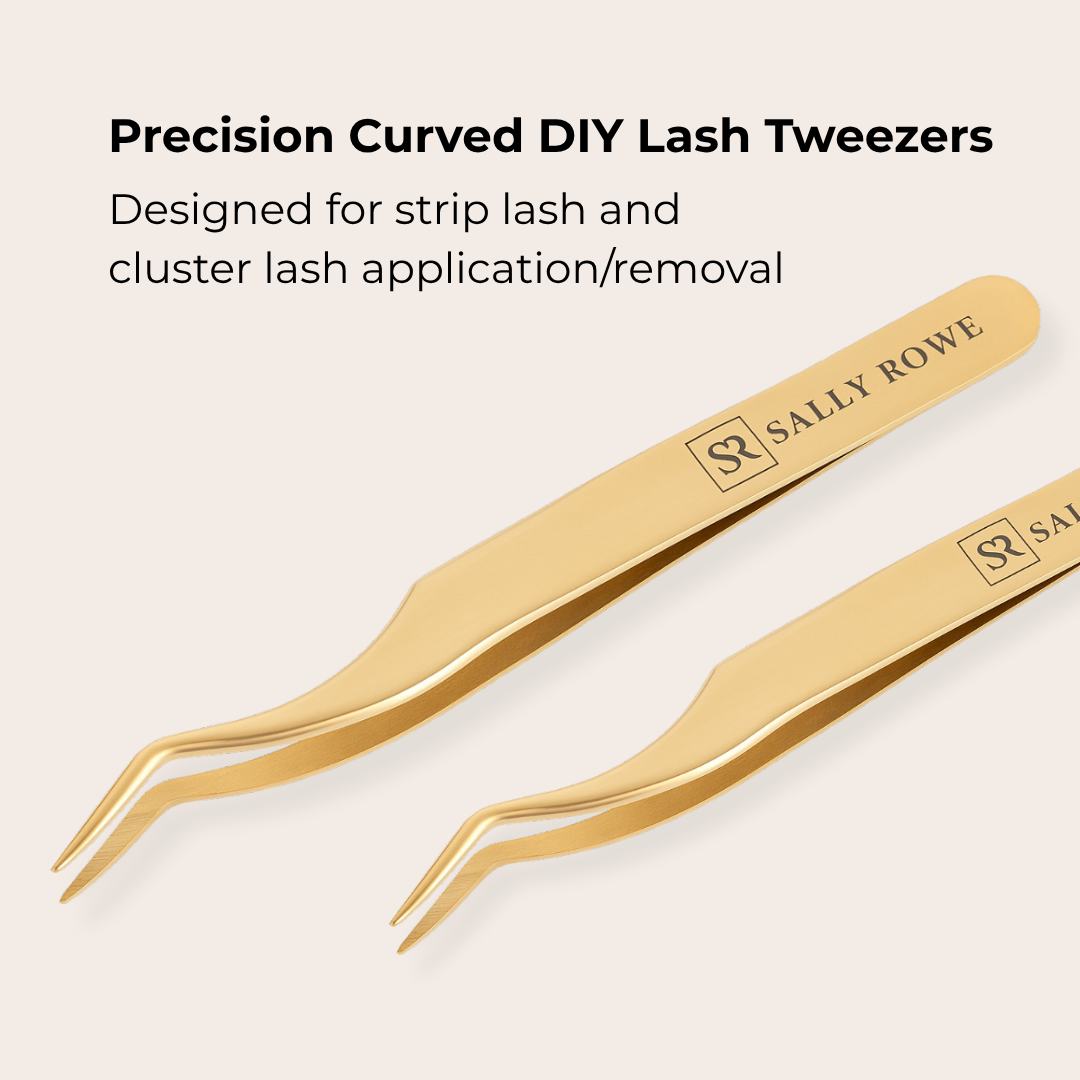 Precision Curved DIY Lash Tweezers