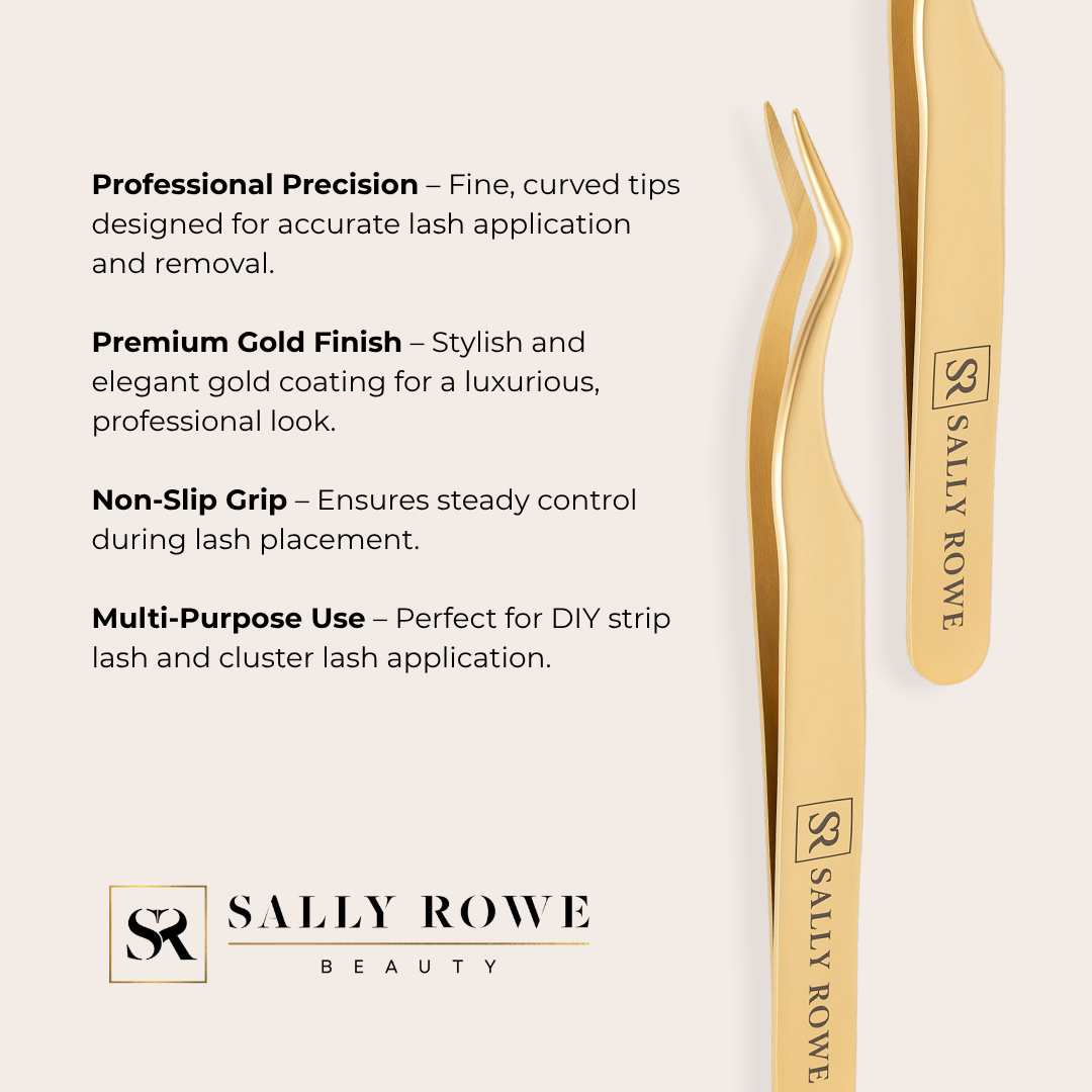 Precision Curved DIY Lash Tweezers