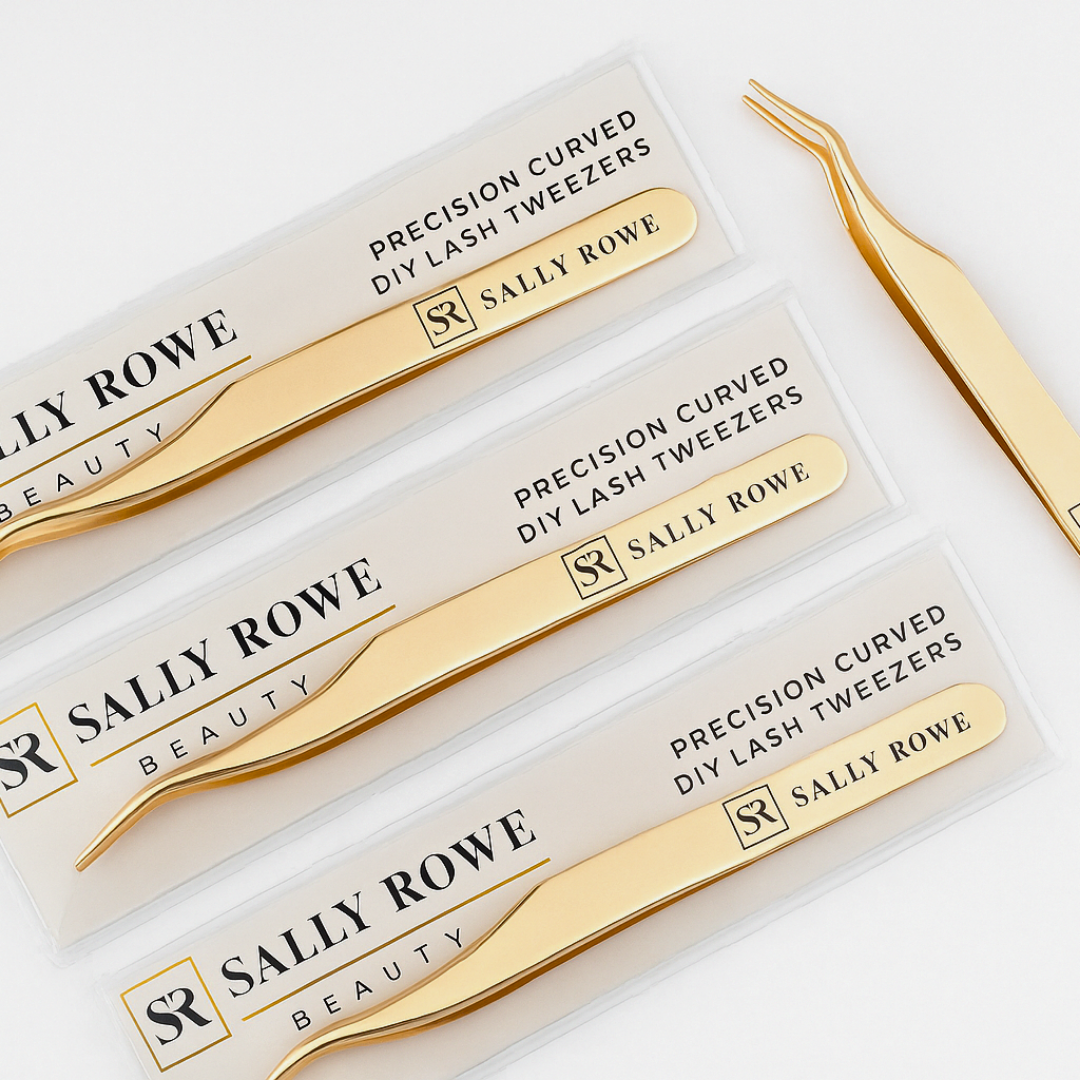 Precision Curved DIY Lash Tweezers