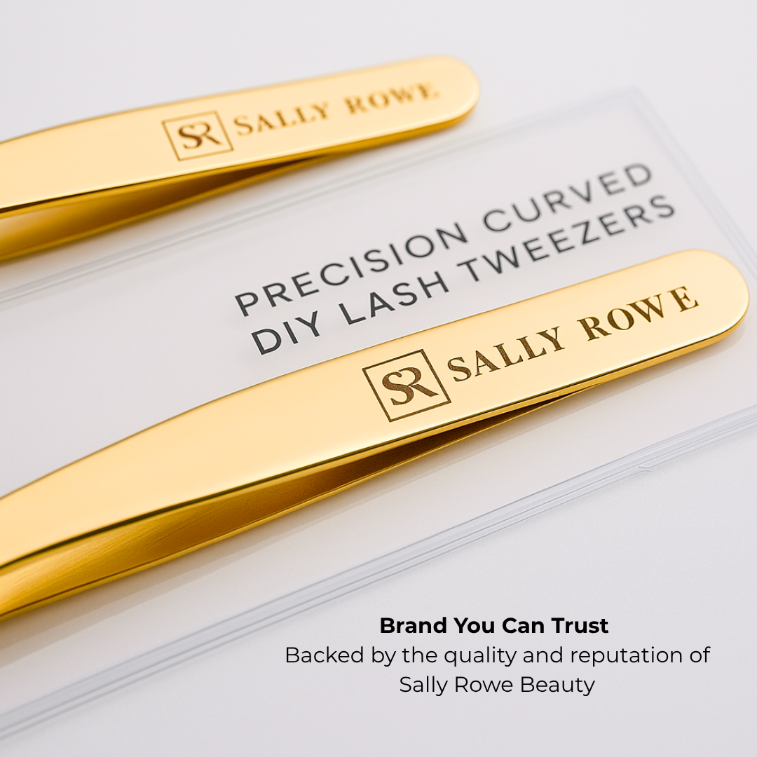 Precision Curved DIY Lash Tweezers